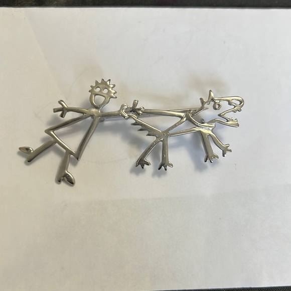 Vintage Mimi Fun Playtime Pet Walk Brooch Pin - Picture 2 of 7